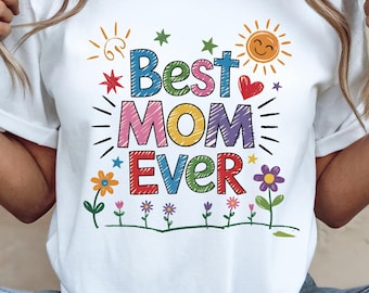 Najlepsza mama na świecie PNG, plik cyfrowy na dzień matki, projekt do druku, cytat mamy PNG, pobieranie grafiki, sztuka prezentu dla matki