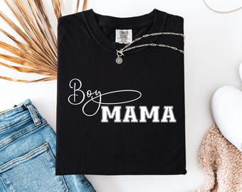 Boy Mama PNG, Digital Download, Boy Mom Clipart, Motherhood Graphic, Printable Design, Boy Mama Art