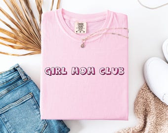 Girl Mom Club PNG, Motherhood Graphic (Digital Download)