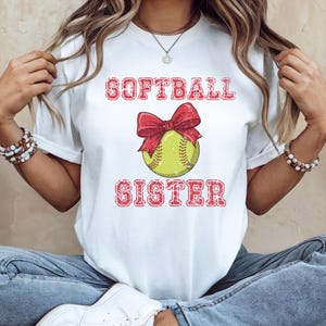 Softball Sister Distressed PNG, Sports Sister Design, Baseball Sister PNG, Instant Download, Digital Download