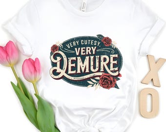 Very Demure Very Cutesy PNG Athletic Trendy PNG Tik Tok Trend Very Demure Graphic Png Demure