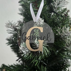 Personalized Christmas balls, Christmas tree balls with names, Personalized Christmas balls