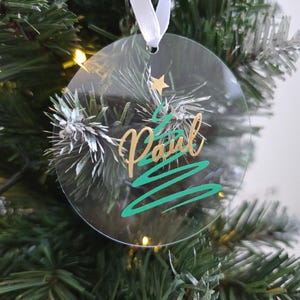 Personalized Christmas balls | personalized gifts | Christmas tree balls | Christmas gift with name | Christmas tree balls | decoration