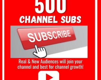 Marketing: Get 500 YouTube Subscribers for your channel