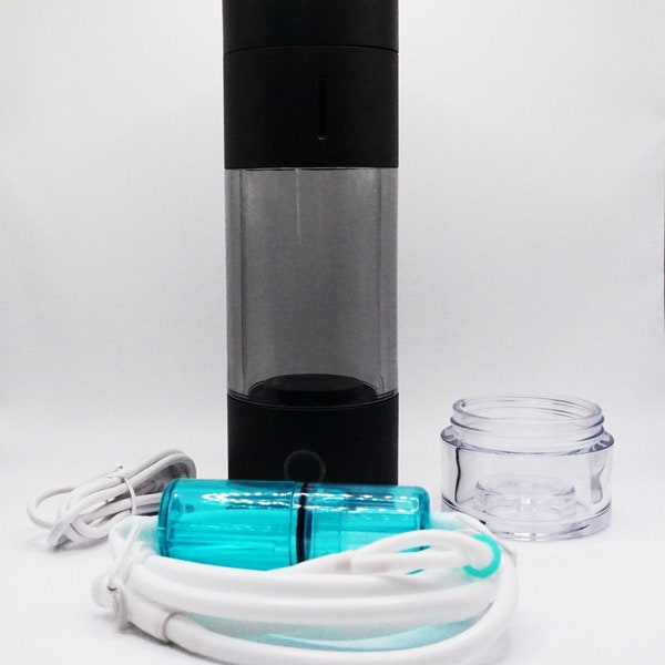 4000 PPB Hydrogen Water Generator Bottle Set - Harnessing SPE and PEM Technology, Rechargeable Hydrogen-Rich Water Glass Cup Ionizer.