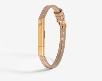 Invi Bracelet (TM) Non-Violent Self Defense Bracelet for Women | Personal Safety Wearable | Protect Yourself with Confidence & Style (Gold)