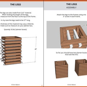 DIY Planter Box With Bench Woodworking Plans (PDF Download) - Etsy
