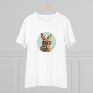Hasencoolness Von der Natur inspirierter Stil Ostergeschenk Bio-T-Shirt Unisex Bild 10