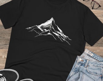 Berg T-Shirt | Außenbereich | Abenteuer | Starke Präsenz | Bio-Creator T-Shirt - Unisex