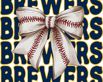 Two Brewer Baseball 300 DPI PNG Digital files for downloading. Perfect for sublimation or DTF.