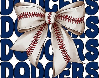 Dodgers Baseball 300 DPI PNG Digital file for downloading. Perfect for sublimation or DTF.