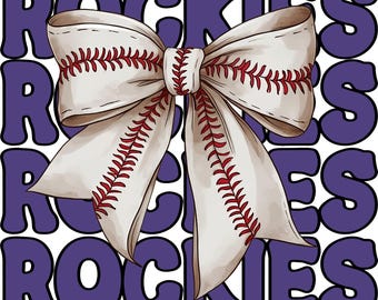 2 Rockies Baseball 300 DPI PNG Digitale Datei zum Herunterladen. Perfekt für Sublimation oder DTF. Ohne violetten Hintergrund/weißen Rand