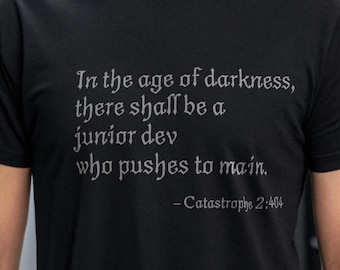 Funny Junior Dev T-Shirt: Programmer Humor Gift