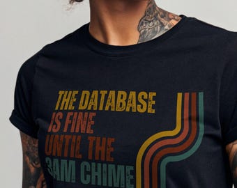 Grappig DBA-T-shirt: 3 AM Chime, Retro IT Engineer T-shirt