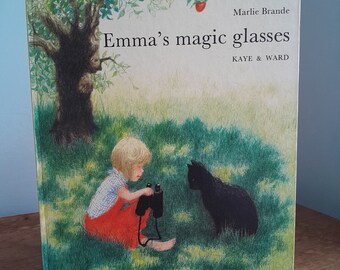 Emma's Magic Glasses by Marlie Brande. Very Rare First Edition/First Printing Hardback Book 1974.