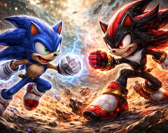 Sonic vs Shadow