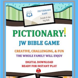 JW Bible Pictionary Game for Family Worship Night