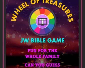JW Printable Bible Game - Wheel of Treasures – Family Worship Activity (Online Play Links Included)
