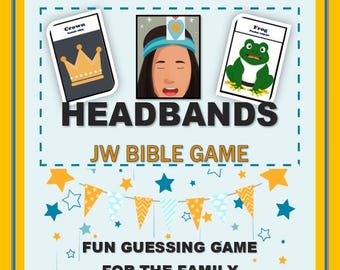Gioco biblico stampabile JW - Fasce per capelli - Attività di culto familiare per bambini e famiglie (Download immediato)