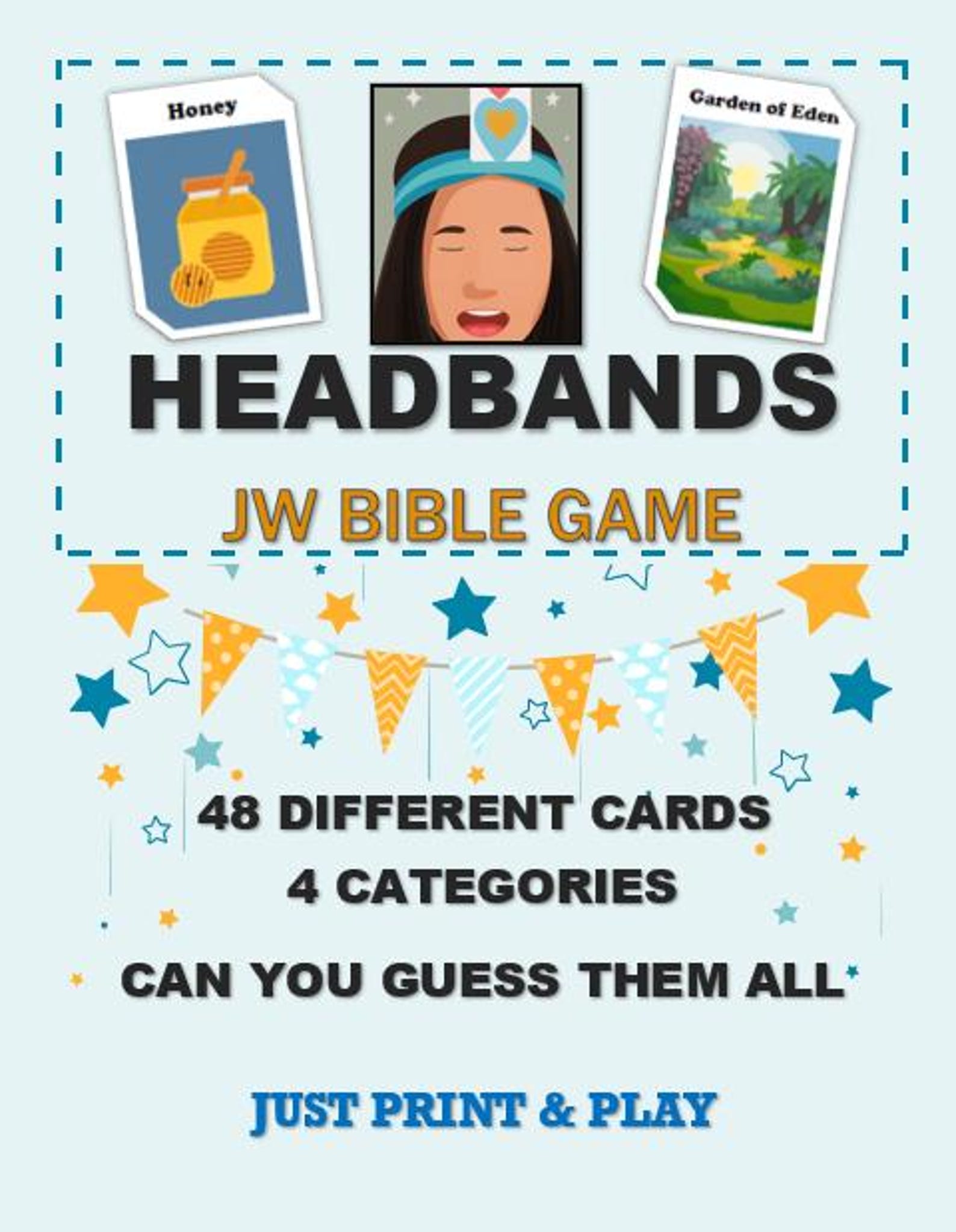 JW Bible Headbands Game for Family Worship Night - Etsy