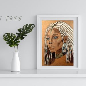 Carte postale Femme Dreadlocks image 4