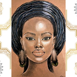 Carte postale Femme Africaine image 1