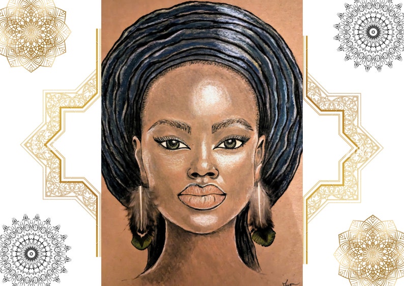 Carte postale Femme Africaine image 1