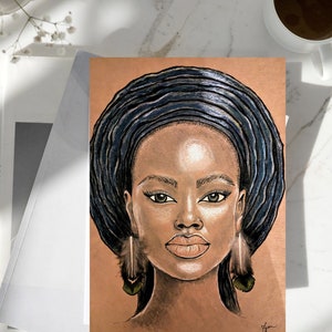 Carte postale Femme Africaine image 6