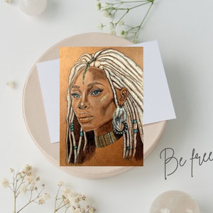 Carte postale Femme Dreadlocks image 3