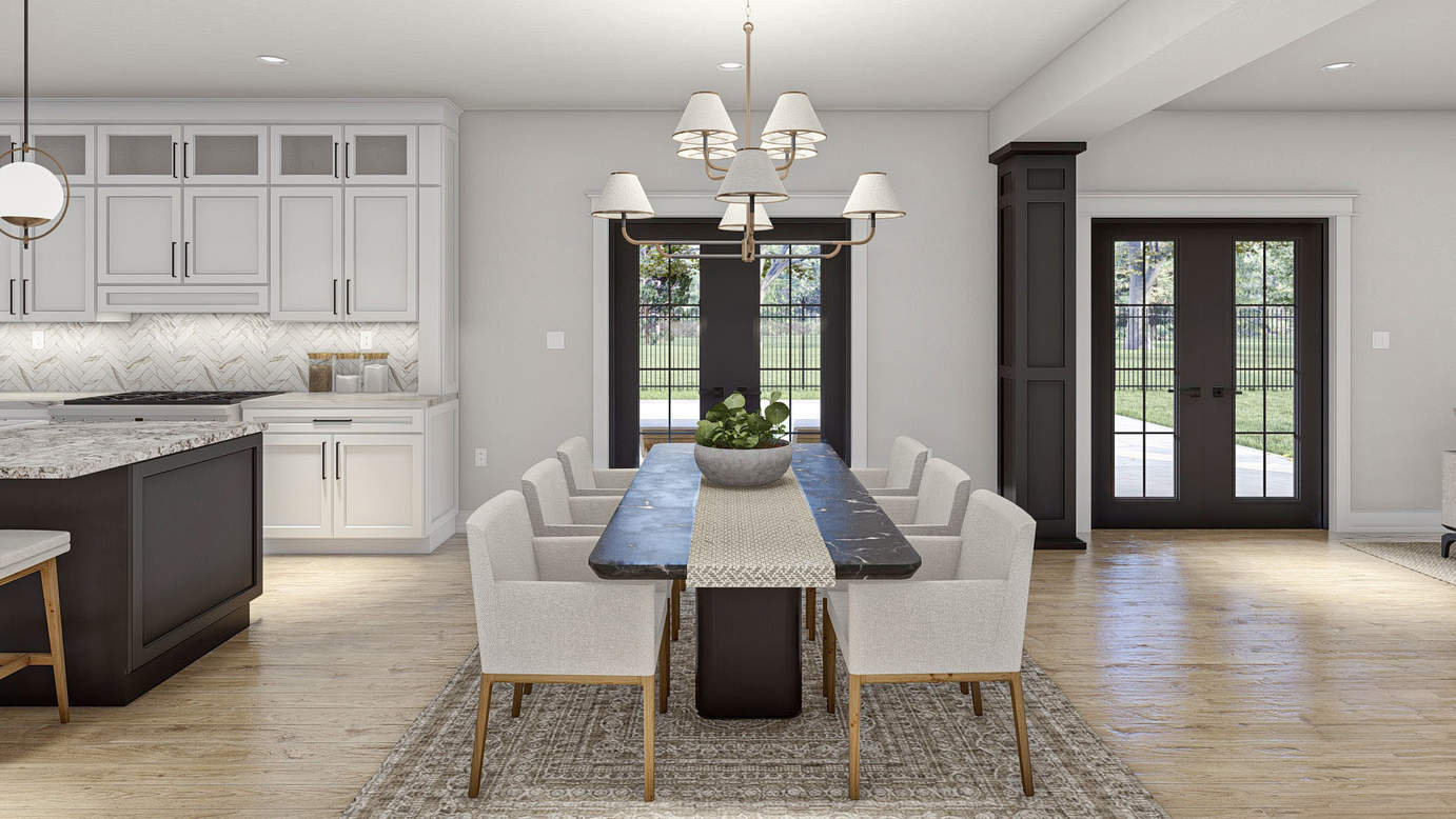 Kitchen Interior Design, Kitchen 3D Rendering, 3D Architectural ...