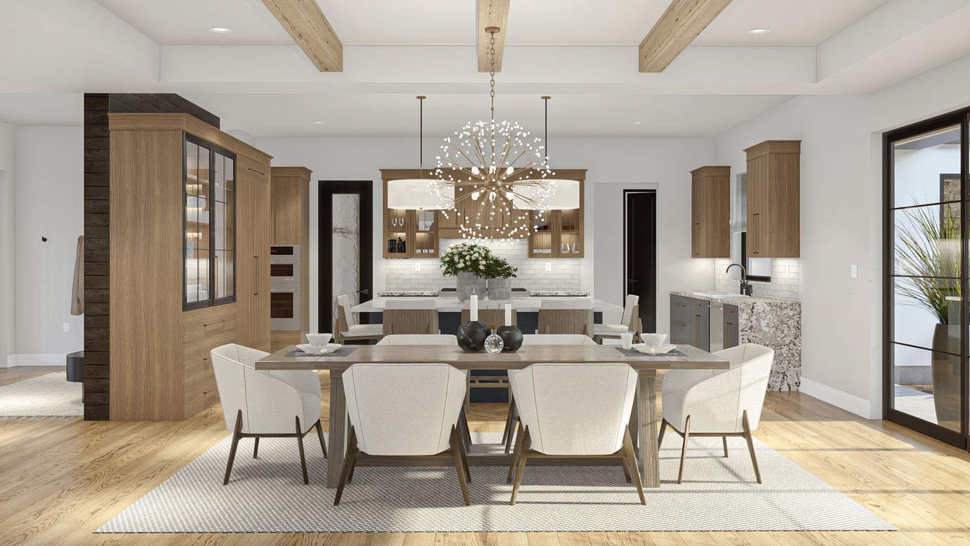 Kitchen Interior Design, Kitchen 3D Rendering, 3D Architectural ...