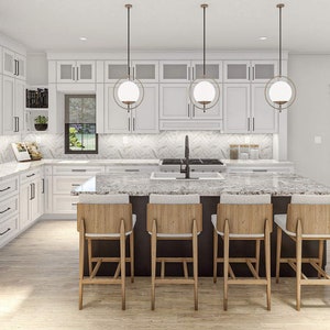 Kitchen Interior Design, Kitchen 3D Rendering, 3D Architectural ...