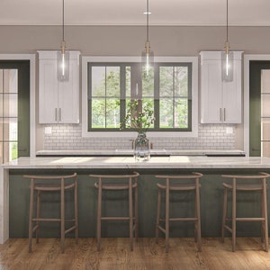 Kitchen Interior Design, Kitchen Renovation, Custom Kitchen Design, 3D Architectural Rendering, Professional Interior e-Design Services