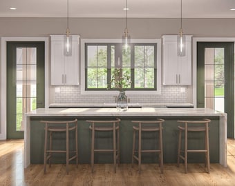 Kitchen Interior Design, Kitchen Renovation, Custom Kitchen Design, 3D Architectural Rendering, Professional Interior e-Design Services
