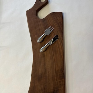 Top of board - utensils not included.