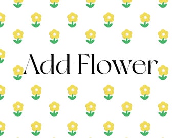 Adding flower design makes your sweater more personalized