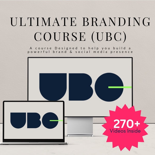 UBC - Ultimate Branding Course w/ Master Resell Rights PLR Product Digital Marketing Passive Income Online Course In Digital Guides