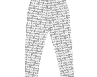 Water Black White - People are People are People Collection - Waves Pattern Women’s Joggers