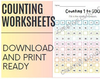 Numbers 1 to 5 Count, Toddler Counting Activity, Preschool Count Game ...