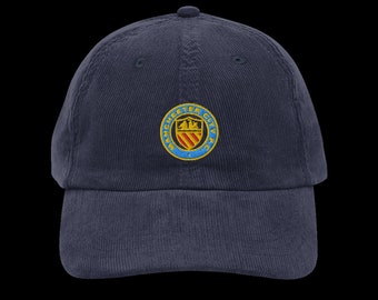 Man City Gorra de pana. The city is ours. Diseño bordado. Manchester City. Premier League. Summer