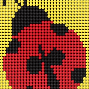Ladybug  - (Download Only) Diamond Art Painting PDF DOWNLOAD Round Drills 2.8mm