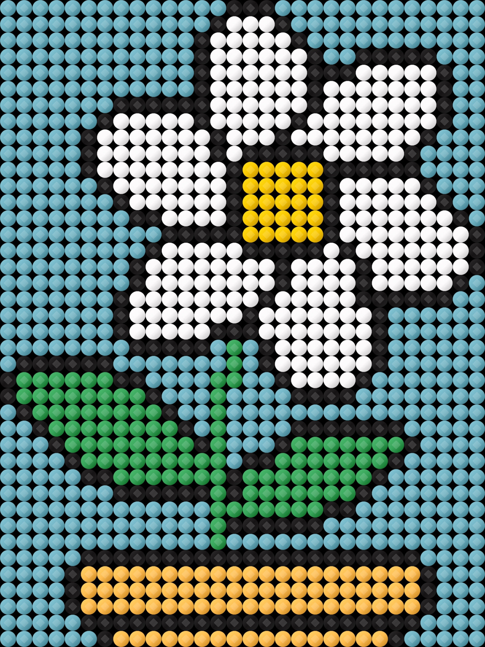 Daisy - (download Only) Diamond Art Painting PDF DOWNLOAD Round