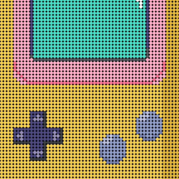 Nostalgic 90’s Gamepad - (Download Only) Diamond Art Painting PDF DOWNLOAD Round Drills 2.8mm