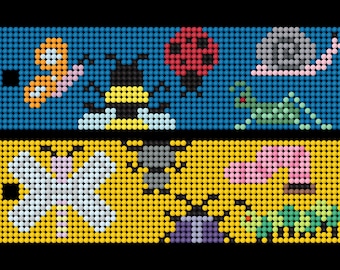 Bug Bookmarks - (Download Only) Diamond Art Painting PDF DOWNLOAD Round Drills 2.8mm