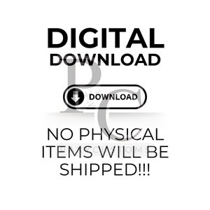 Puede incluir: Texto en blanco y negro sobre un fondo blanco que dice "DESCARGA DIGITAL" con un bot&oacute;n de descarga que dice "DESCARGAR" y el texto "&iexcl;NO SE ENVIAR&Aacute;N ART&Iacute;CULOS F&Iacute;SICOS!!!"