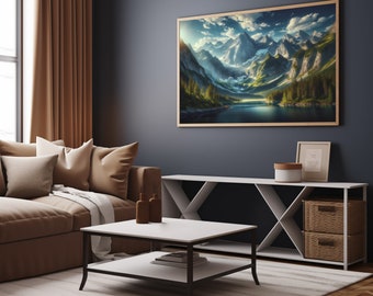 Mountain Landscape | Digital Print | Mountain wall art