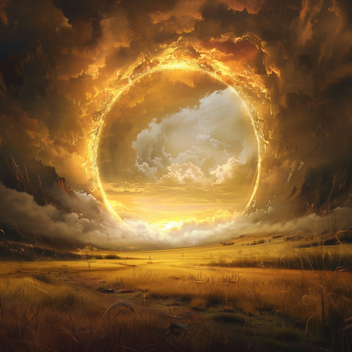 Four High Resolution Celestial Portals to Heaven, Divine Gateways ...