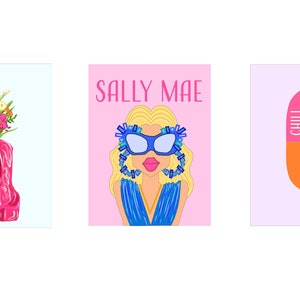 Geschenkkarte! Lassen Sie Ihren bestandenen Abschluss, Geburtstagskind, Sorority Girl usw., ihre gewonnene Kunst bestellen! Sie kann bekommen, was sie will in der gewünschten Größe und Farben!