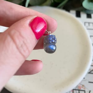 Labradorite Pixiu Charm, Lab Charm, Labradorite Gemstone