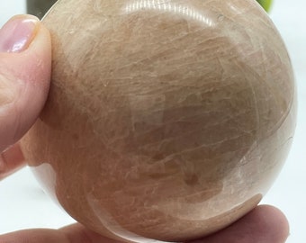 ピーチムーンストーンスフィア - #1 - Etsy 日本